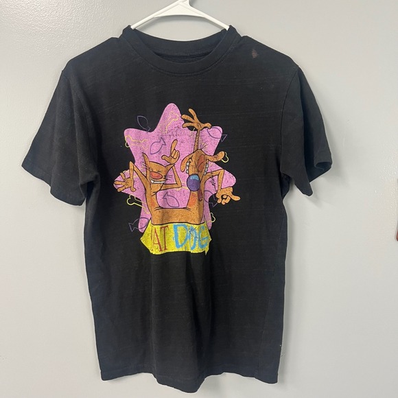 Nickelodeon Other - Nickelodeon CatDog Graphic T-Shirt Mens Medium Black Retro 90s Cartoon Tee